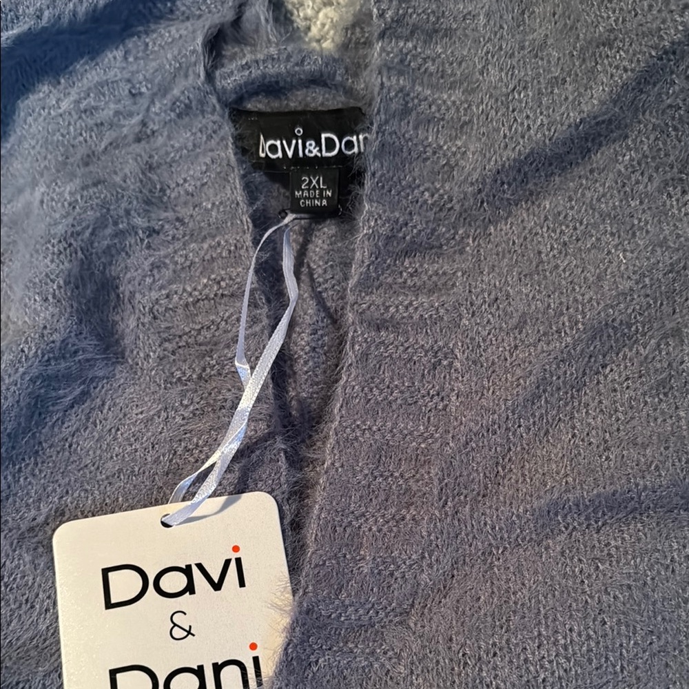 Davi & Dani Blue Sweater